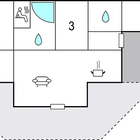 Dom wakacyjny Amazing In With Sauna Tarm